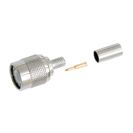 Quest Technology International Tnc (Male) Connector, 3Pc Crimp-On, Rg-58 CTN-2112